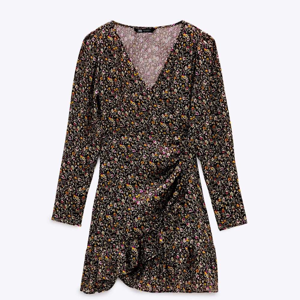 Zara printed dress
